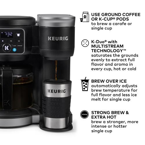 Keurig Programmable Single-Serve Coffee Maker with 7-Cup Water Reservoir ( Black )