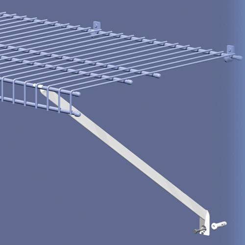 ClosetMaid 0.5-in x 0.5-in x 2-in 12-Pack Fixed Mount Bracket
