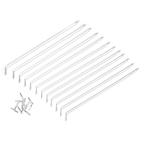 ClosetMaid 0.5-in x 0.5-in x 2-in 12-Pack Fixed Mount Bracket