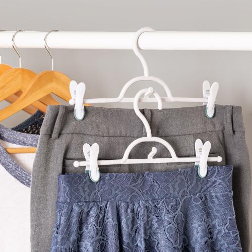 Honey-Can-Do 12-Pack Plastic Non-slip Grip Clothing Hanger (White)
