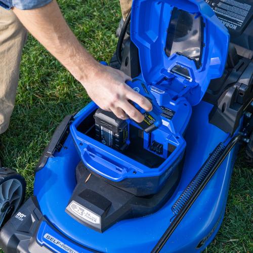 Kobalt 2x24 48-volt 20-in Cordless Self-propelled Lawn Mower 5 Ah (2-Batteries and Charger Included)