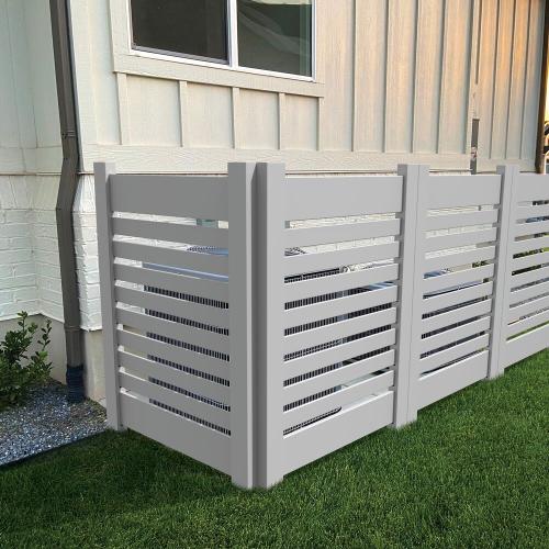 Freedom 36-in W x 48-in H White Vinyl Outdoor Privacy Screen