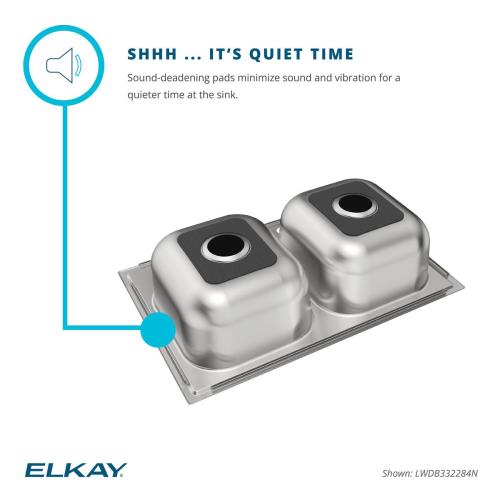 Elkay Dayton Drop-In 33-in x 22-in Stainless Steel Double Equal Bowl 4-Hole Kitchen Sink