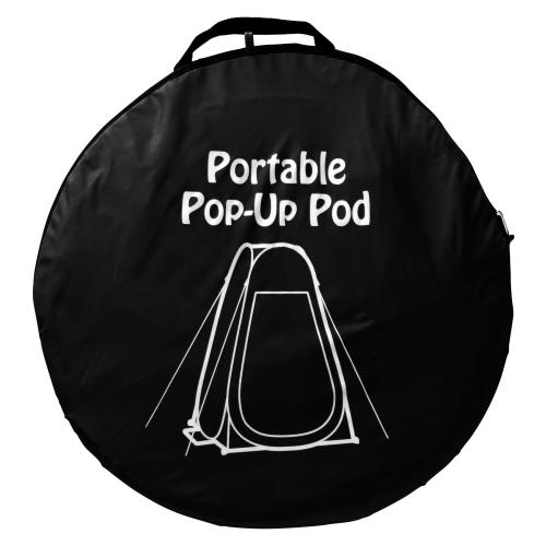 Gigatent The Gigatent Pop Up Pod is a changing room you can take anywhere. Pop open and in seconds you will have your very own private changing room. Great for photographers in the field or studio, campers, beach or anywhere you need privacy to change.