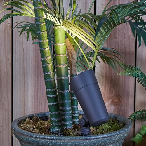 Harbor Breeze 300-Lumen 4-Watt Bronze Low Voltage Warm White Plug-in LED Spot Light