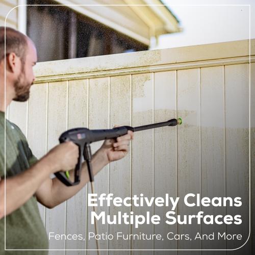 Greenworks 1800-PSI 1.2-GPM Cold Water Electric Pressure washer with 2 Spray Tips