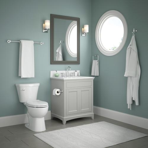 Delta Nicoli Polished Chrome Wall Mount Pivot Toilet Paper Holder