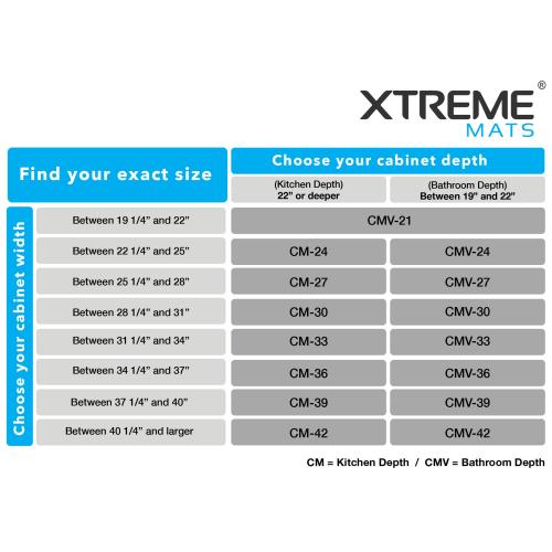 Xtreme Mats Kitchen 22-in x 34-in Beige Undersink Drip Tray Fits Cabinet Size 34-in x 22-in