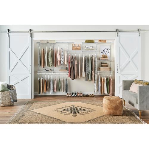 ClosetMaid ShelfTrack 7-ft to 10-ft x 12-in White Wire Closet Kit - no test