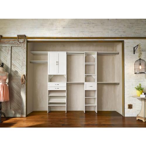 ClosetMaid BrightWood 25-in x 2.11-in x 13.8-in Shoe Storage (little Damaged; see the pictures)