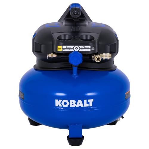 Kobalt 6-Gallon Portable Electric 175 PSI Pancake Air Compressor (NO TEST)