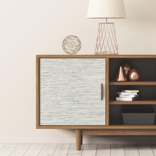 RoomMates 28.2-sq ft Light Grey Vinyl Abstract Self-adhesive Peel and Stick Wallpaper
