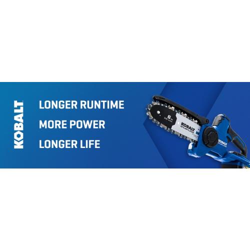 Kobalt 24-volt 6-in Brushless Battery 2 Ah Chainsaw (Battery and Charger Included)