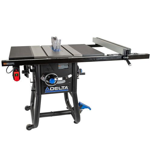 DELTA Contractor saws 10-in 15-Amp 120-Volt Corded Contractor Table Saw with Fixed Stand