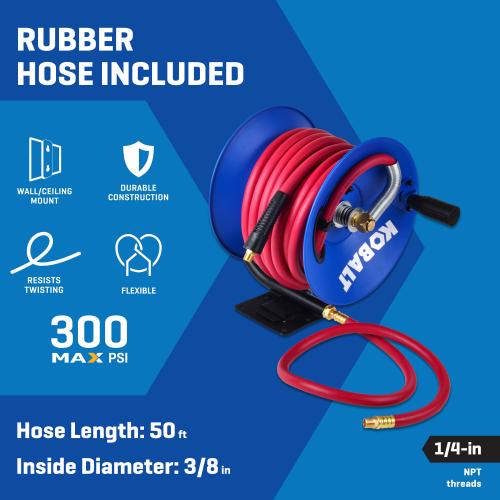 Kobalt Manual Reel w/3/8-in x 50-Ft Rubber Hose - missing part