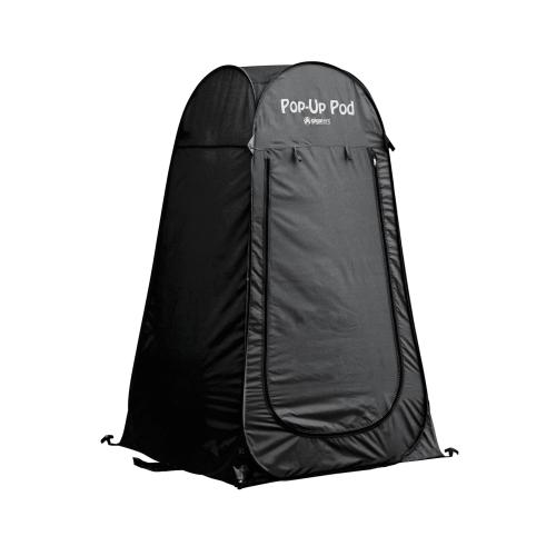 Gigatent The Gigatent Pop Up Pod is a changing room you can take anywhere. Pop open and in seconds you will have your very own private changing room. Great for photographers in the field or studio, campers, beach or anywhere you need privacy to change.