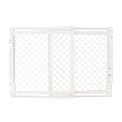 Toddleroo by North States 41-in x 27-in Hardware Mounted Soft White Plastic Safety Gate