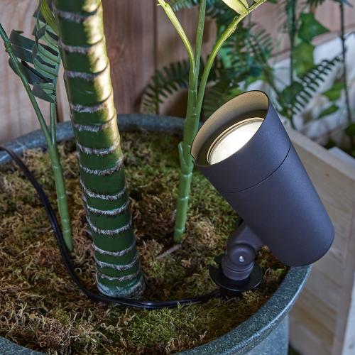 Harbor Breeze 300-Lumen 4-Watt Bronze Low Voltage Warm White Plug-in LED Spot Light