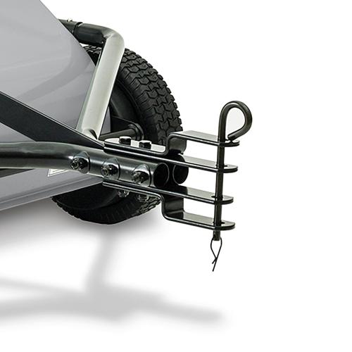 Ohio Steel 50-Inch Tow Lawn Sweeper with 26 Cu. Ft Hopper Capacity - Save Time and Effort with Fast and Efficient Sweeping