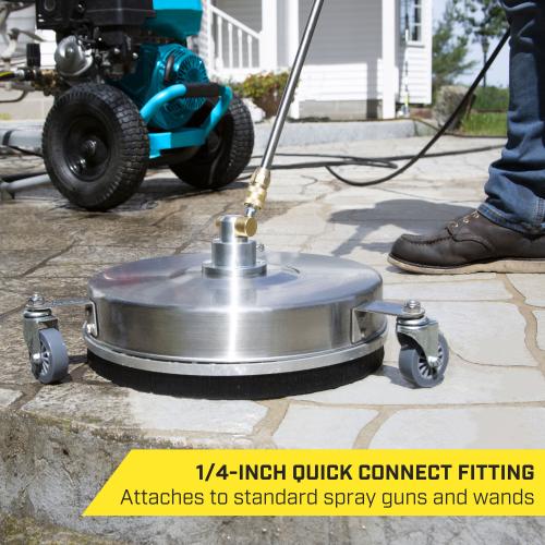 SurfaceMaxx 14.5-in up to 4500 PSI Rotating Surface Cleaner for Gas Pressure Washers