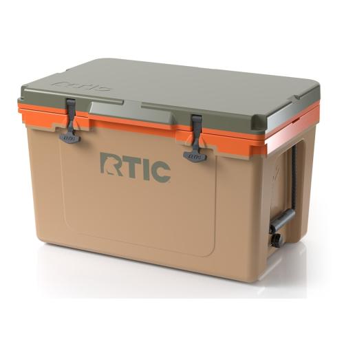 RTIC Outdoors Hard Cooler Trailblazer 52-Quart Insulated Personal Cooler ( cracked see the pictures)