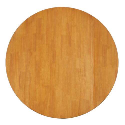 Safavieh Dining Table Light Oak Round Transitional Drop Leaf Dining Table, Wood Veneer with Veneer Wood Base 35-in L x 29.13-in H (NO TEST)