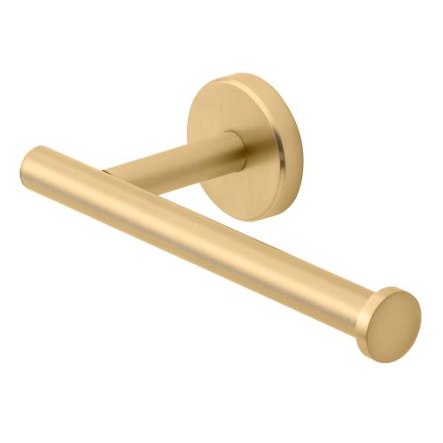 allen   roth Harlow Brushed Gold Wall Mount Single Post Toilet Paper Holder