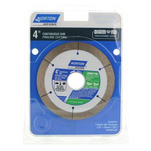 Norton 4-in Wet/Dry Continuous Rim Diamond Saw Blade