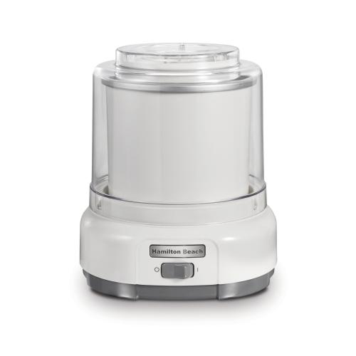 Hamilton Beach 1.5-Quart Electric Ice Cream Maker (Makes: Gelato, Sorbet, Frozen Yogurt,)