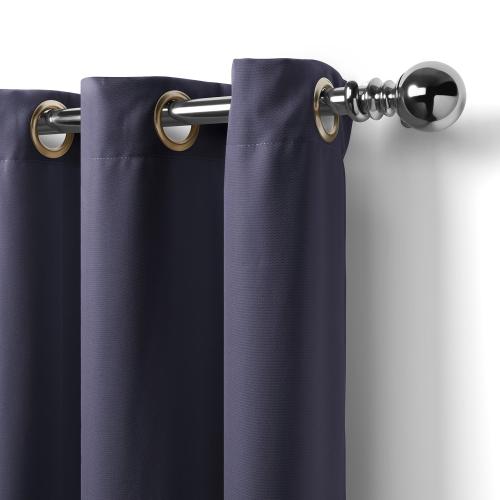 Elrene Home Fashions 84-in Outdoor Blue Light Filtering Grommet Single Curtain Panel