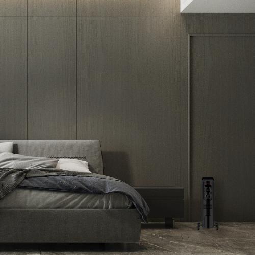 Utilitech Up to 1500-Watt Oil-filled Radiant Utility Indoor Electric Space Heater with Thermostat