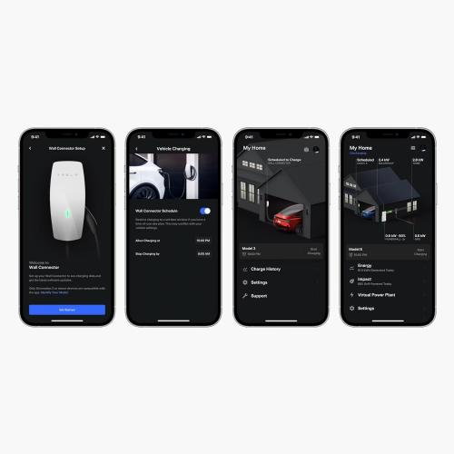 Tesla Universal Wall Connector Level 2 Hardwired EV Electric Vehicle Charging Station -up to 48 Amps/ 240-Volt with 24-ft Cable