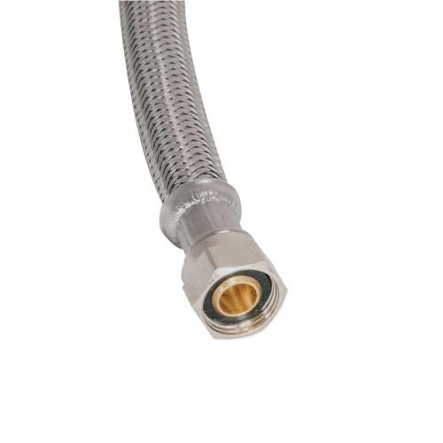 EASTMAN 8-ft 3/8-in Compression Inlet x 3/8-in Compression Outlet Stainless Steel Dishwasher Connector