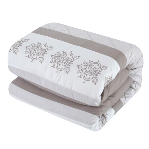 Chic Home Design Clayton 10-Piece Beige Queen Comforter Set