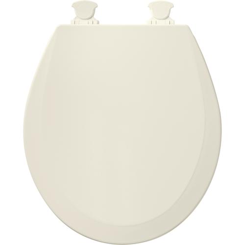 Bemis Easy Clean Wood Biscuit Round Toilet Seat