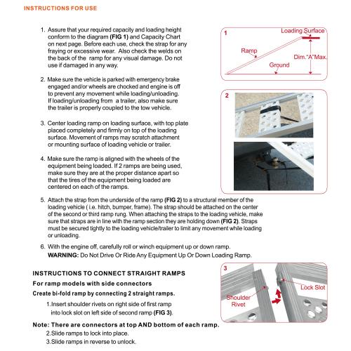 Kobalt 2pk 1.09-ft x 6.41-ft 1250-lb Capacity Loading Ramp