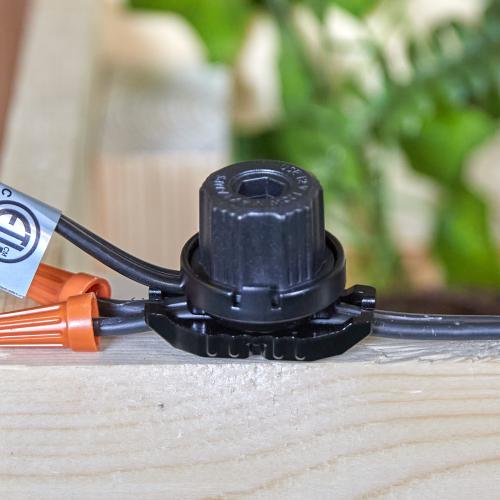 Harbor Breeze 300-Lumen 4-Watt Bronze Low Voltage Warm White Plug-in LED Spot Light