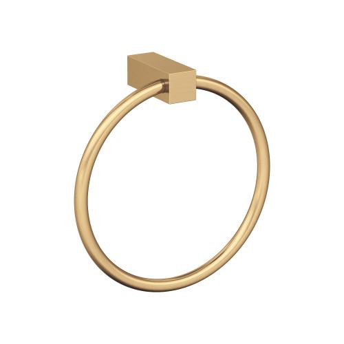 Amerock Monument Champagne Bronze Wall Mount Single Towel Ring