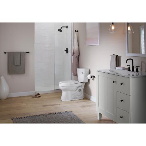 KOHLER Rely 32-in W x 48-in L White Single Threshold Rectangle Shower Pan Base with 4.375-in H Threshold (Right Drain)