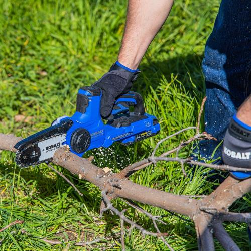 Kobalt 24-volt 6-in Brushless Battery 2 Ah Chainsaw (Battery and Charger Included)