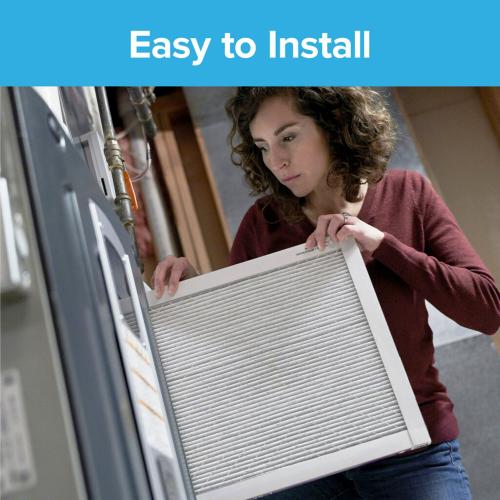 Filtrete 16-in W x 25-in L x 1-in MERV 11 1085 MPR Allergen Defense Extra Electrostatic Pleated Air Filter (2-Pack)