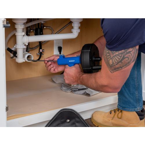 Kobalt 1/4-in x 25-ft High Carbon Wire Auto Feed Drain Auger