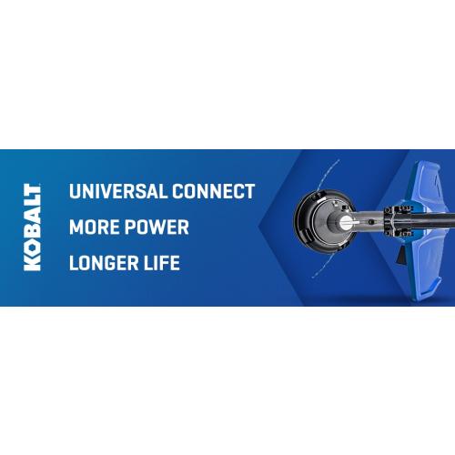 Kobalt 24-volt 15-in Split Shaft Attachment Capable Battery String Trimmer 4 Ah (Battery and Charger Included)