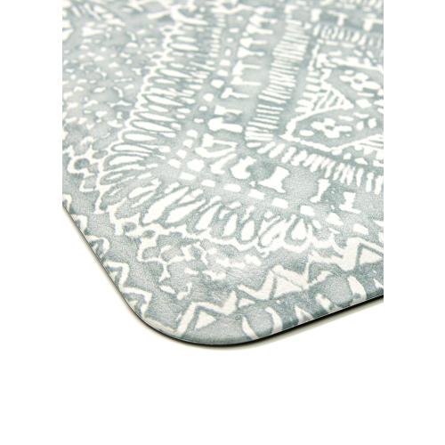 FloorPops 1-2/3-ft x 2-2/3-ft Grey PVC Rectangular Indoor Decorative Novelty Anti-fatigue Mat