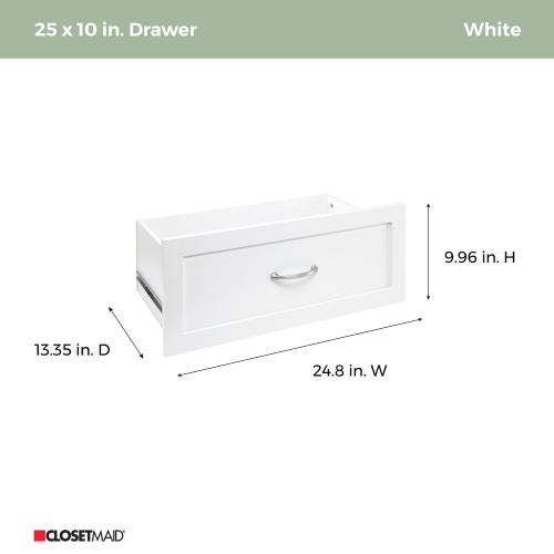 ClosetMaid BrightWood 25-in x 10-in x 13-in Drawer Unit