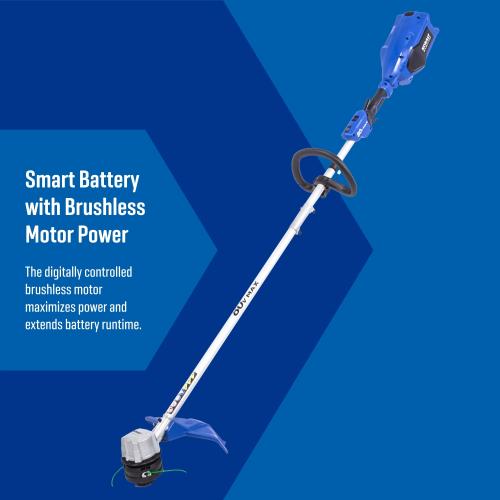 Kobalt 80-volt 16-in Straight Shaft Battery String Trimmer 2.5 Ah (Battery Included) (Charger Included) - missing 1 battery
