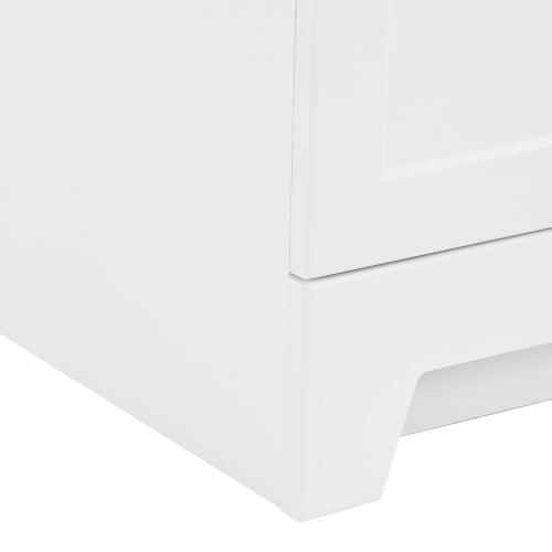 Style Selections Kirkman 18-in White Single Sink Bathroom Vanity with White Cultured Marble Top