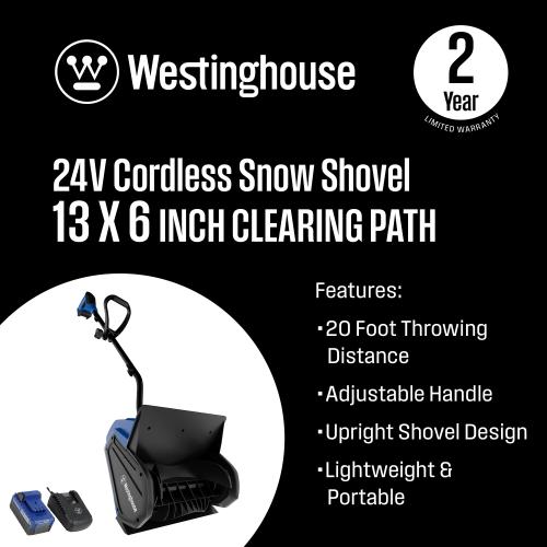 Westinghouse WSnow 11-in Single-stage Push Electric Snow Blower Powered Snow Shovel