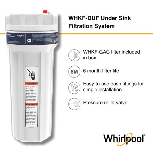Whirlpool Single-stage Gac Under Sink Water Filtration System