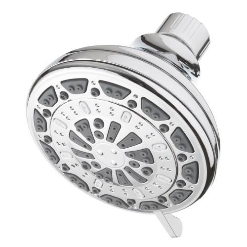 Project Source Chrome 3-in Round Fixed Shower Head 1.8-GPM (6.8-LPM)